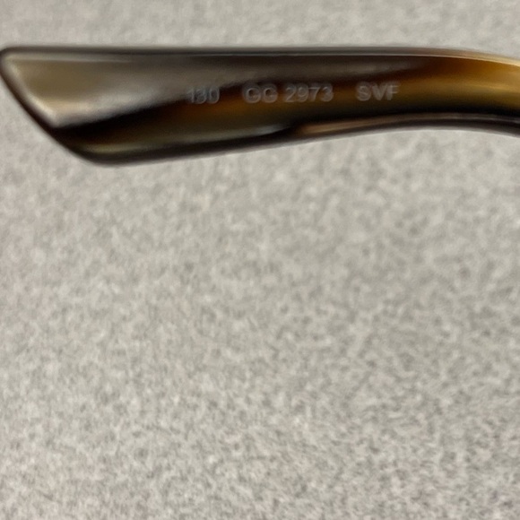 Gucci GG 2973 SVF Dark Brown Marble Eyeglasses Frames 50-16 130 Italy Designer - Picture 5 of 9
